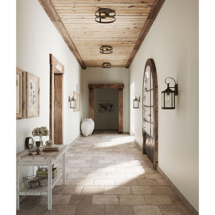 Progress Lighting Gulliver Collection 2 Light 60W Medium Base Flush Mount Close To Ceiling Fixture (P350169-143)