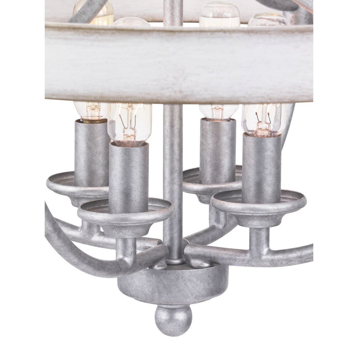 Progress Lighting Gulliver Collection Four-Light 14-1/4 Inch Semi-Flush Convertible (P350117-141)