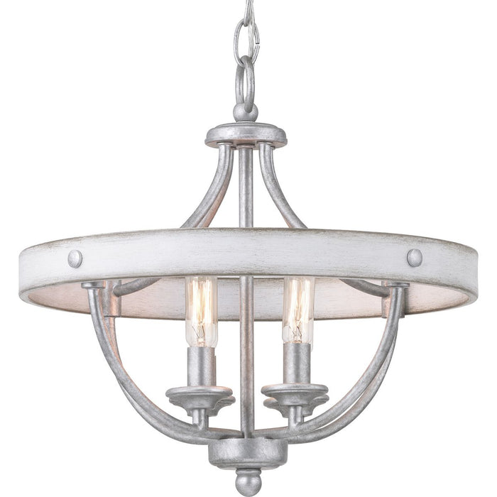 Progress Lighting Gulliver Collection Four-Light 14-1/4 Inch Semi-Flush Convertible (P350117-141)