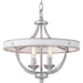 Progress Lighting Gulliver Collection Four-Light 14-1/4 Inch Semi-Flush Convertible (P350117-141)