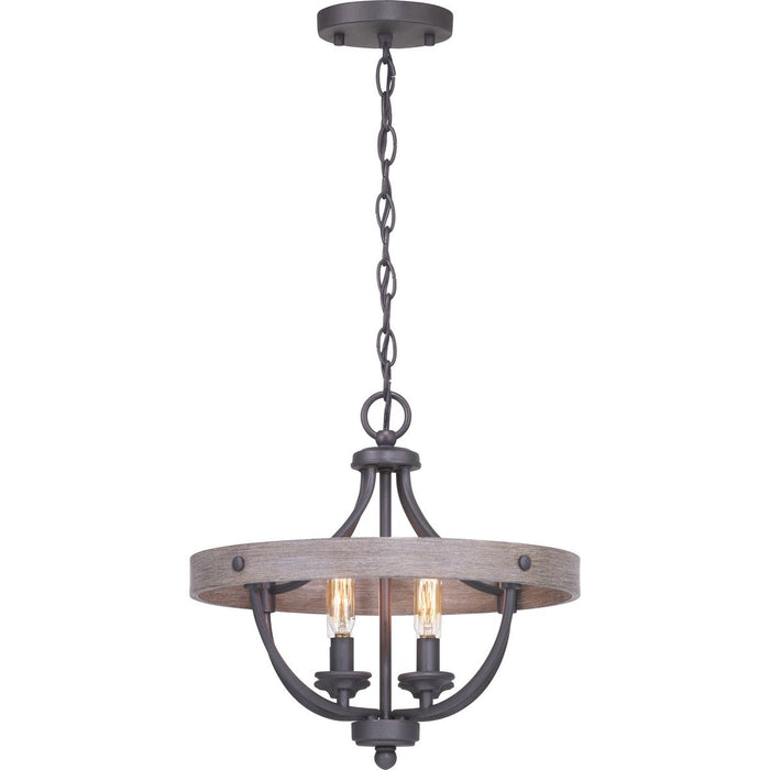 Progress Lighting Gulliver Collection Four-Light 14-1/4 Inch Semi-Flush Convertible (P350117-143)