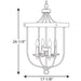 Progress Lighting Gulliver Collection Four-Light Foyer (P500157-141)