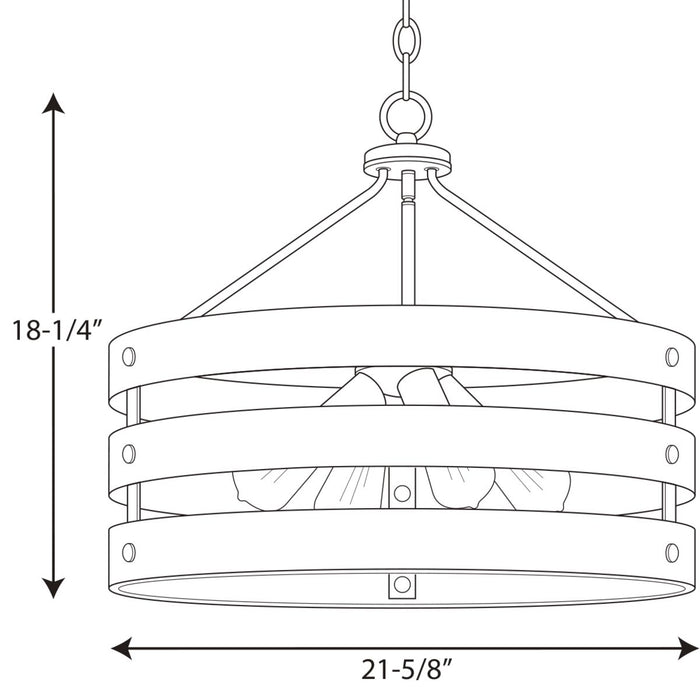 Progress Lighting Gulliver Collection Four-Light Pendant (P500023-141)