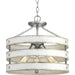 Progress Lighting Gulliver Collection Three-Light 17 Inch Semi-Flush Convertible (P350049-141)