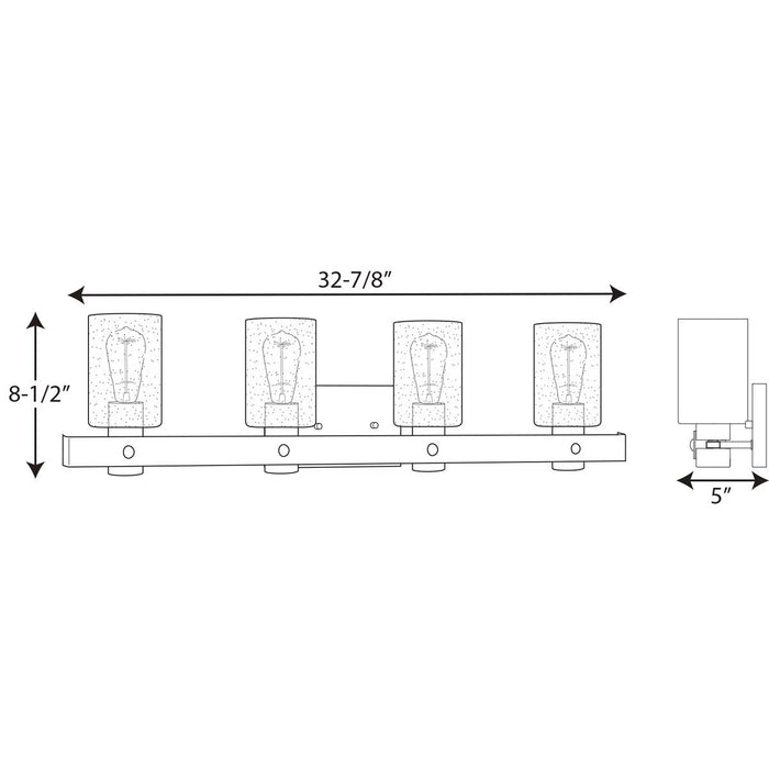 Progress Lighting Gulliver Four-Light Bath And Vanity (P300126-143)