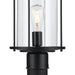 Progress Lighting Gunther Collection 100W One-Light Post Lantern Matte Black (P540020-31M)