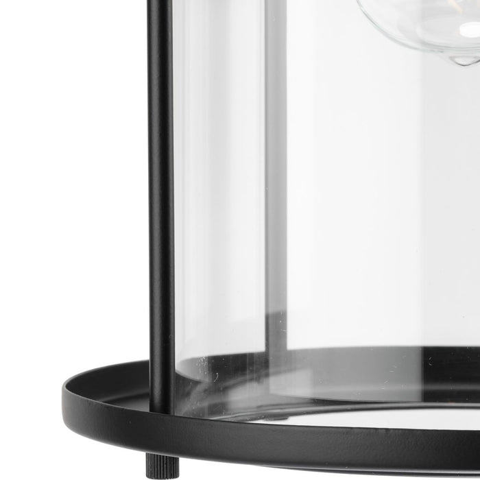 Progress Lighting Gunther Collection 100W One-Light Wall Lantern Matte Black (P560058-31M)