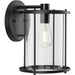 Progress Lighting Gunther Collection 100W One-Light Wall Lantern Matte Black (P560058-31M)