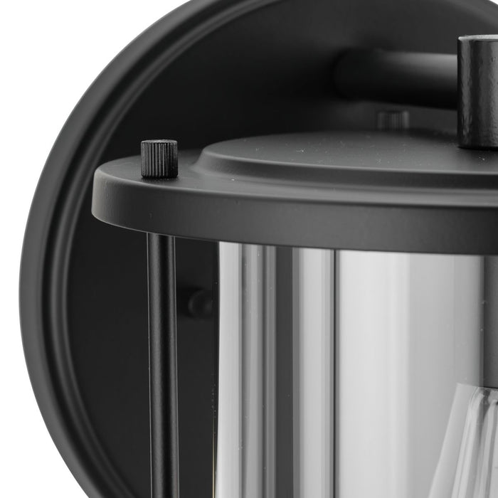 Progress Lighting Gunther Collection 100W One-Light Wall Lantern Matte Black (P560058-31M)