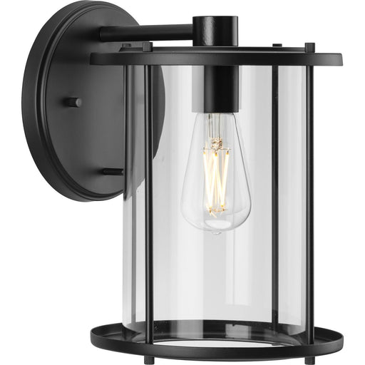 Progress Lighting Gunther Collection 100W One-Light Wall Lantern Matte Black (P560058-31M)