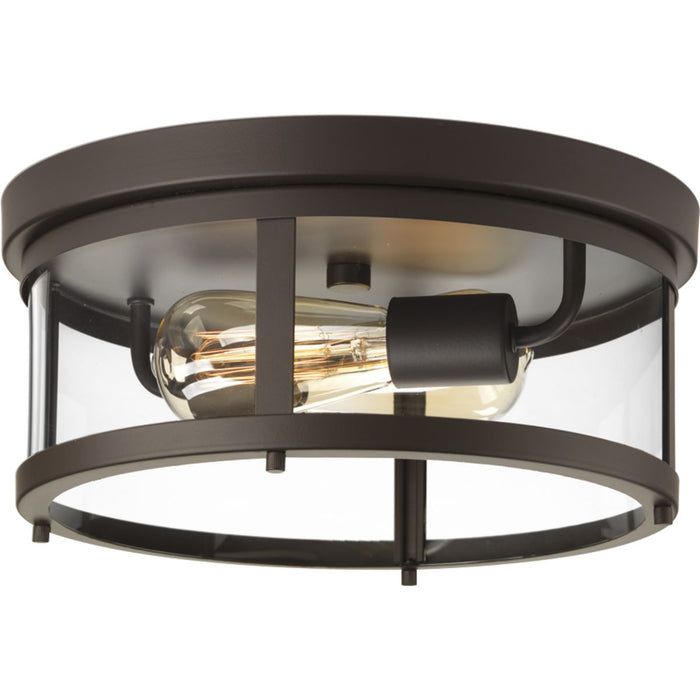 Progress Lighting Gunther Collection 12-5/8 Inch Flush Mount (P550021-020)