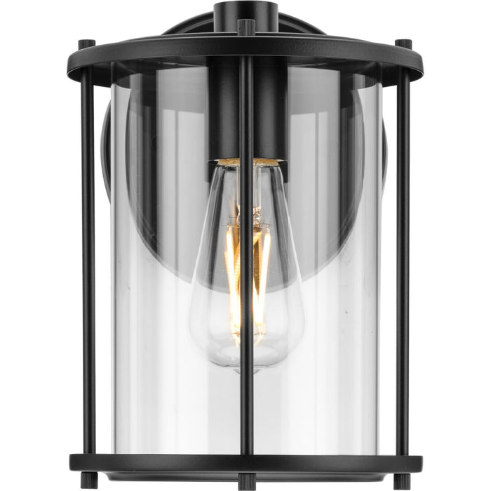 Progress Lighting Gunther Collection 75W One-Light Wall Lantern Matte Black (P560057-31M)