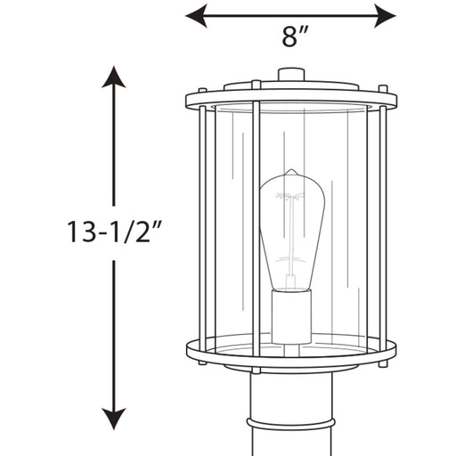 Progress Lighting Gunther Collection Post Lantern (P540020-020)