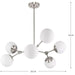 Progress Lighting Haas Collection 60W Six-Light Chandelier Brushed Nickel (P400308-009)