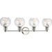 Progress Lighting Hansford Collection Four-Light Bath And Vanity (P300052-104)