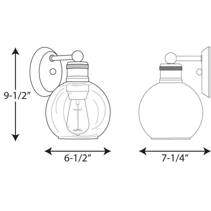 Progress Lighting Hansford Collection One-Light Bath And Vanity (P300049-020)