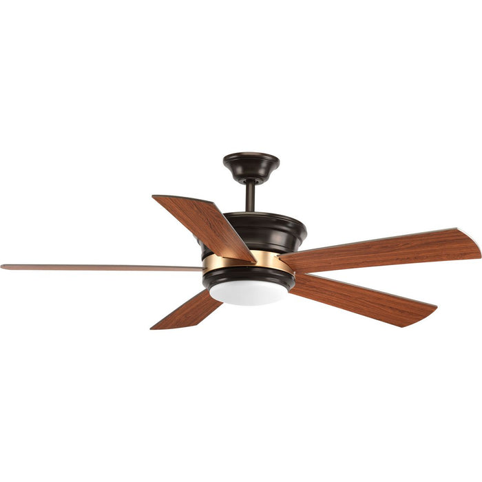 Progress Lighting Harranvale Collection 54 Inch 5-Blade Fan With LED Light 3000K (P2540-2030K)