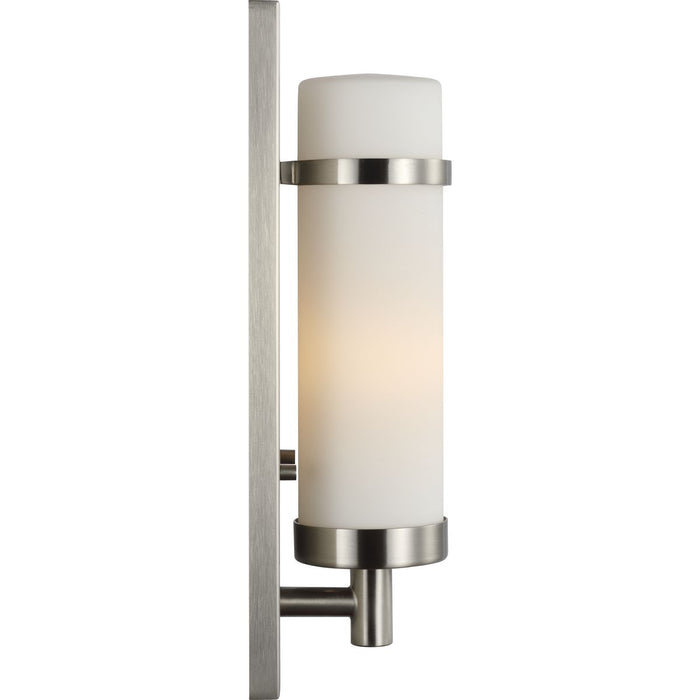 Progress Lighting Hartwick Collection Brushed Nickel One-Light Wall Sconce (P710087-009)