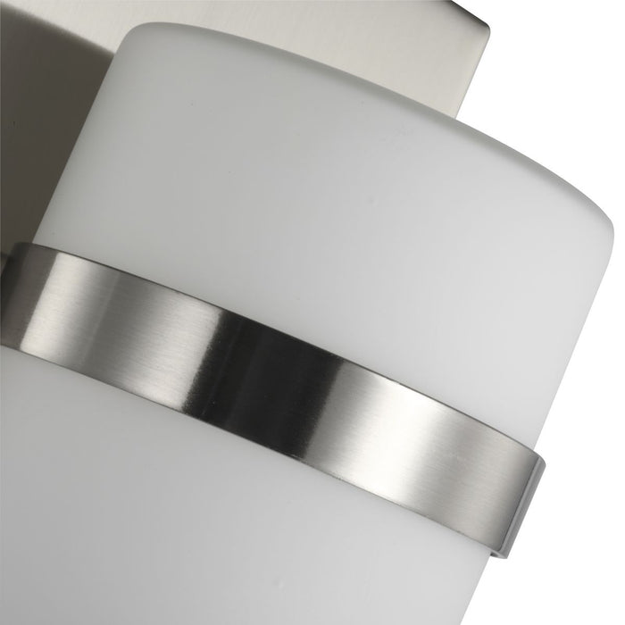 Progress Lighting Hartwick Collection Brushed Nickel One-Light Wall Sconce (P710088-009)