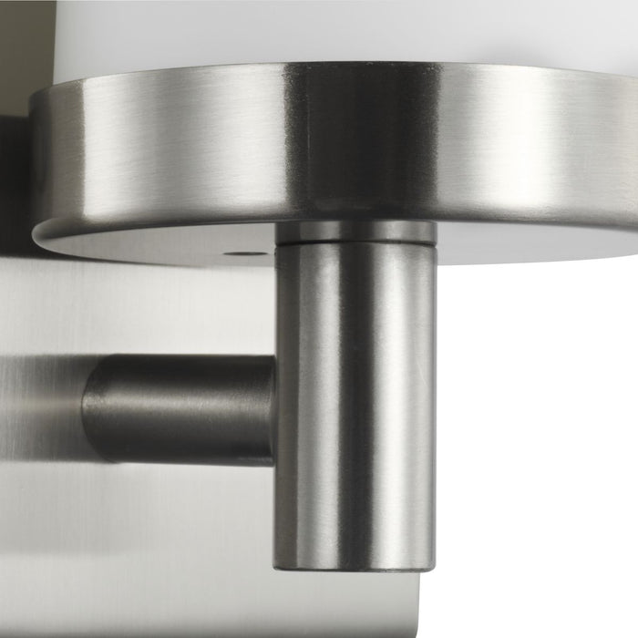 Progress Lighting Hartwick Collection Brushed Nickel One-Light Wall Sconce (P710088-009)
