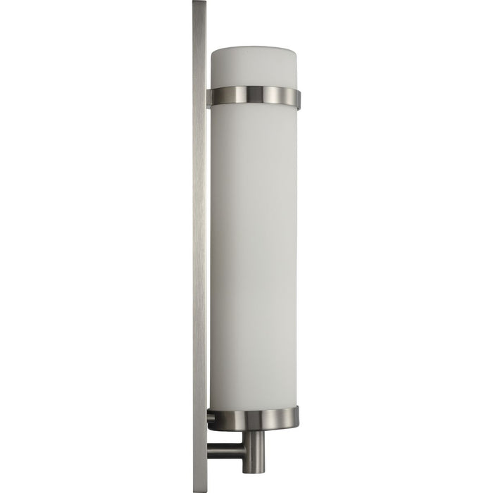 Progress Lighting Hartwick Collection Brushed Nickel One-Light Wall Sconce (P710088-009)