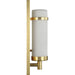 Progress Lighting Hartwick Collection Satin Brass One-Light Wall Sconce (P710087-012)