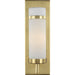 Progress Lighting Hartwick Collection Satin Brass One-Light Wall Sconce (P710087-012)