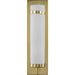 Progress Lighting Hartwick Collection Satin Brass One-Light Wall Sconce (P710088-012)
