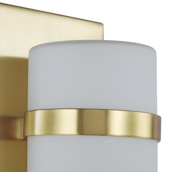 Progress Lighting Hartwick Collection Satin Brass One-Light Wall Sconce (P710088-012)