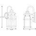 Progress Lighting Haslett Collection One-Light Large Wall Lantern (P560096-031)