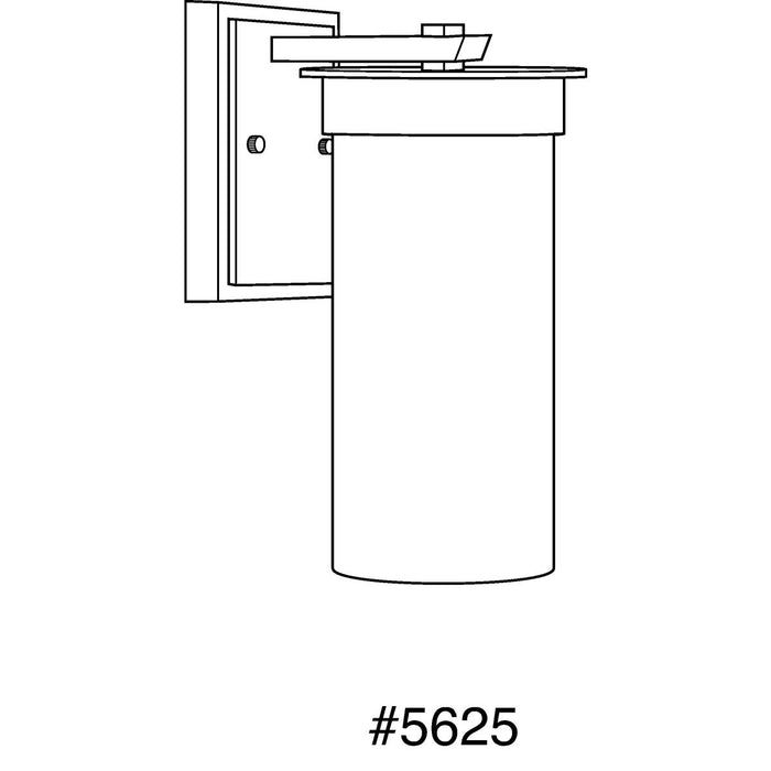 Progress Lighting Hawthorne Collection One-Light Medium Wall Lantern (P5625-31)