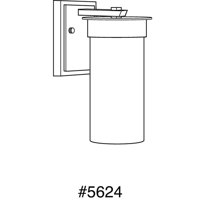 Progress Lighting Hawthorne Collection One-Light Small Wall Lantern (P5624-31)