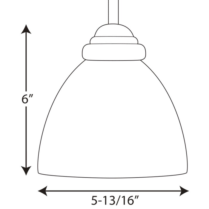 Progress Lighting Heart Collection One-Light Mini-Pendant (P5131-09)