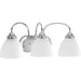 Progress Lighting Heart Collection Three-Light Bath And Vanity (P2919-15)