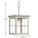 Progress Lighting Hedgerow Collection 1 Light 60W Medium Base Mini-Pendant Fixture (P500317-009)