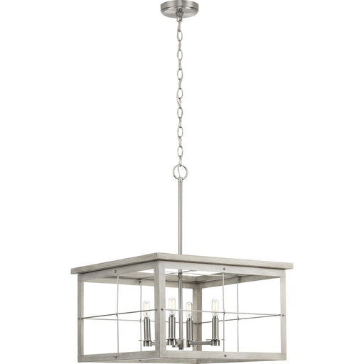 Progress Lighting Hedgerow Collection 4 Light 60W Candelabra Base Chandelier (P400253-009)