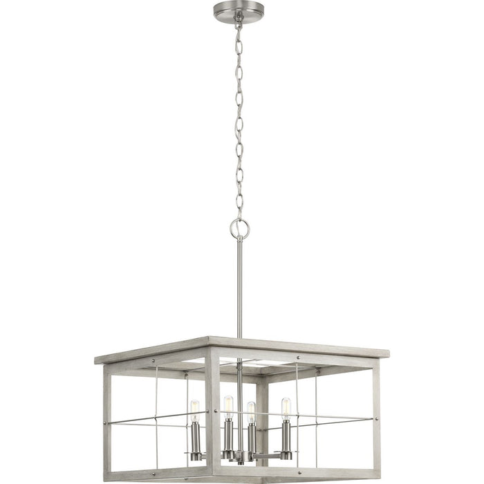 Progress Lighting Hedgerow Collection 4 Light 60W Candelabra Base Chandelier (P400253-009)
