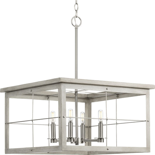 Progress Lighting Hedgerow Collection 4 Light 60W Candelabra Base Chandelier (P400253-009)