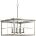 Progress Lighting Hedgerow Collection 4 Light 60W Candelabra Base Chandelier (P400253-009)