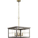 Progress Lighting Hedgerow Collection 4 Light 60W Candelabra Base Chandelier (P400253-175)