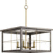 Progress Lighting Hedgerow Collection 4 Light 60W Candelabra Base Chandelier (P400253-175)