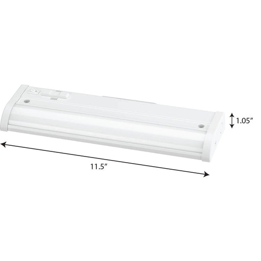 Progress Lighting Hide-a-lite Collection 12 Inch 4.5W Under-Cabinet Linear LED (P700025-028-CS)