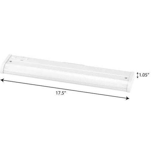 Progress Lighting Hide-a-lite Collection 18 Inch 6.5W Under-Cabinet Linear LED (P700026-028-CS)