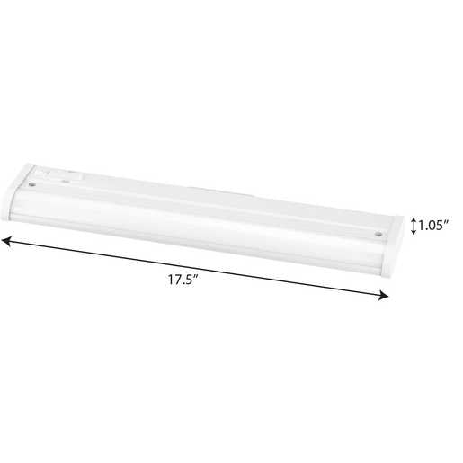 Progress Lighting Hide-a-lite Collection 18 Inch 6.5W Under-Cabinet Linear LED (P700026-028-CS)