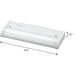 Progress Lighting Hide-a-lite Collection 9 Inch 4W Under-Cabinet Linear LED (P700024-028-CS)