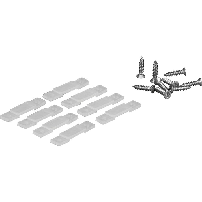 Progress Lighting Hide-A-Lite LED Tape LED Tape Mounting Clips/Screws For Straight Run Support (P700018-000)