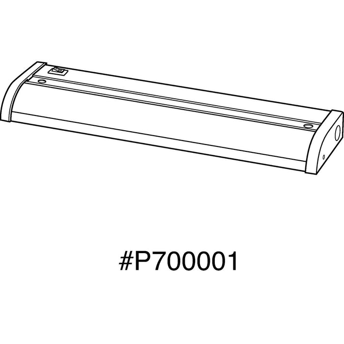 Progress Lighting Hide-A-Lite V 12 Inch LED Under-Cabinet 3000K (P700001-020-30)