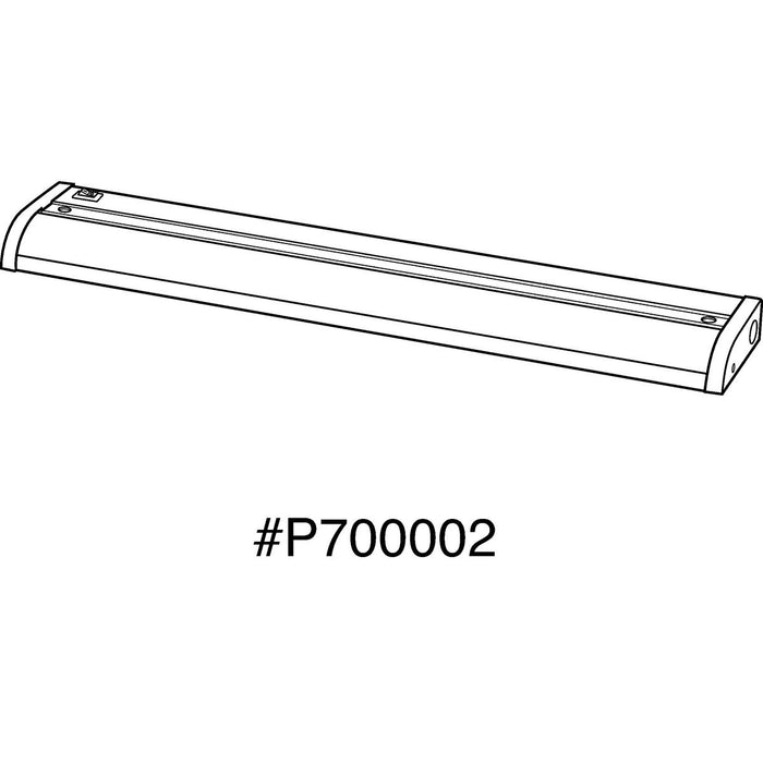 Progress Lighting Hide-A-Lite V 18 Inch LED Under-Cabinet 3000K (P700002-020-30)