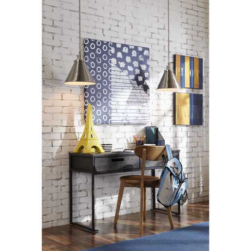 Progress Lighting Hinton Collection 1 Light 100W Medium Base Pendant Fixture (P500325-009)