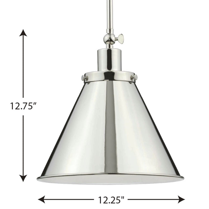 Progress Lighting Hinton Collection 1 Light 100W Medium Base Pendant Fixture (P500325-104)